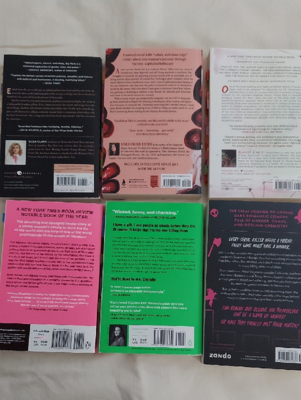 Book Bundle - 6 Horror Paperback Novels - Bright Mixed Covers - Picture 2 of 5